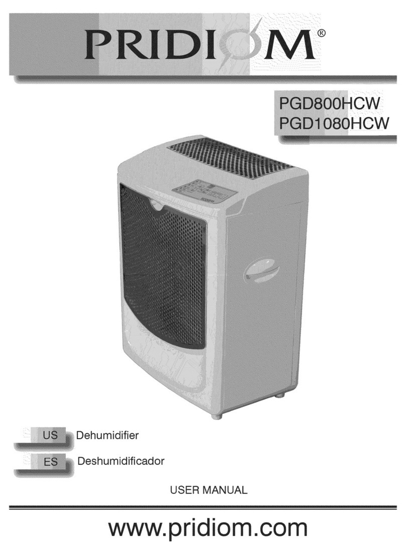 Pridiom PGD800HCW User manual