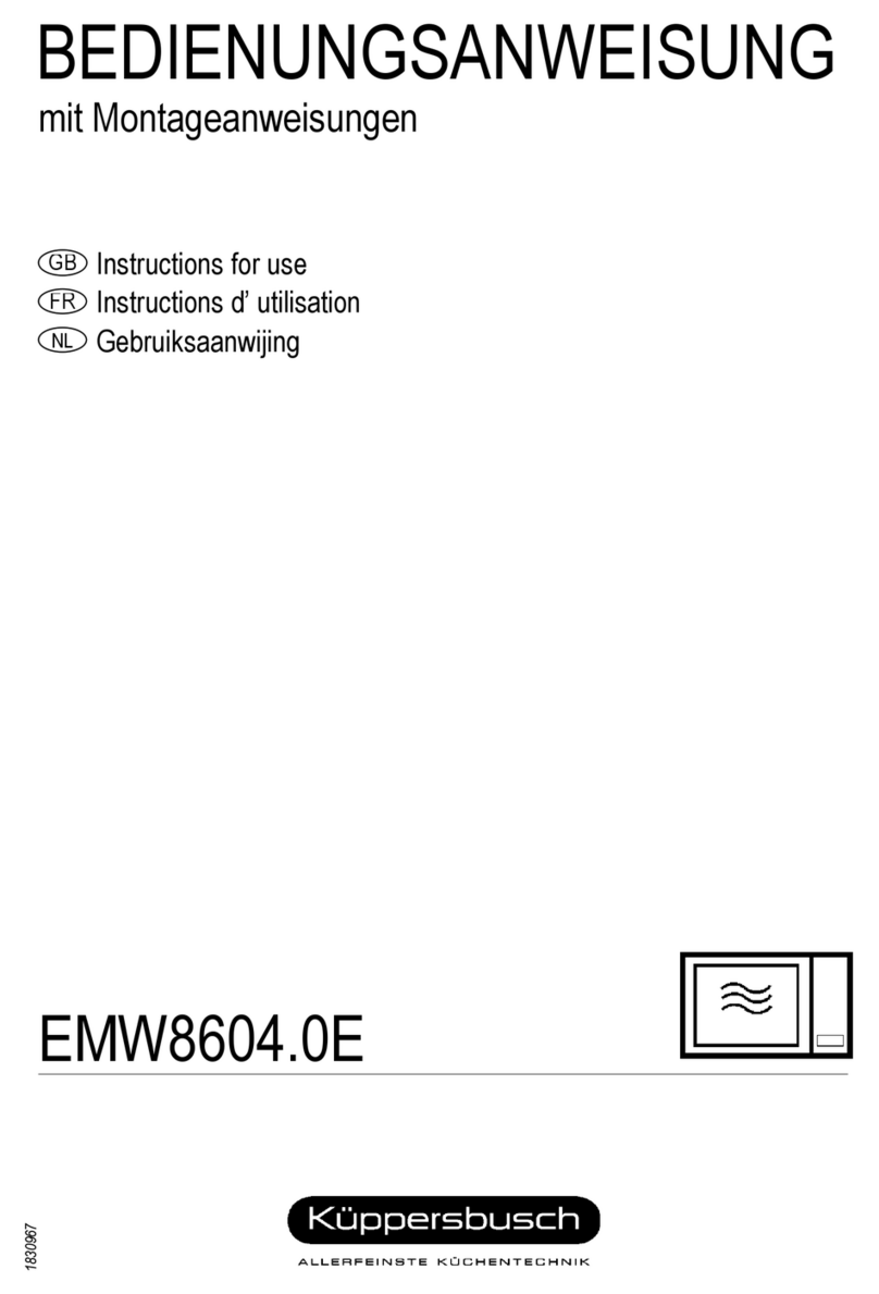 Kuppersbusch EMW 8604.0E User manual