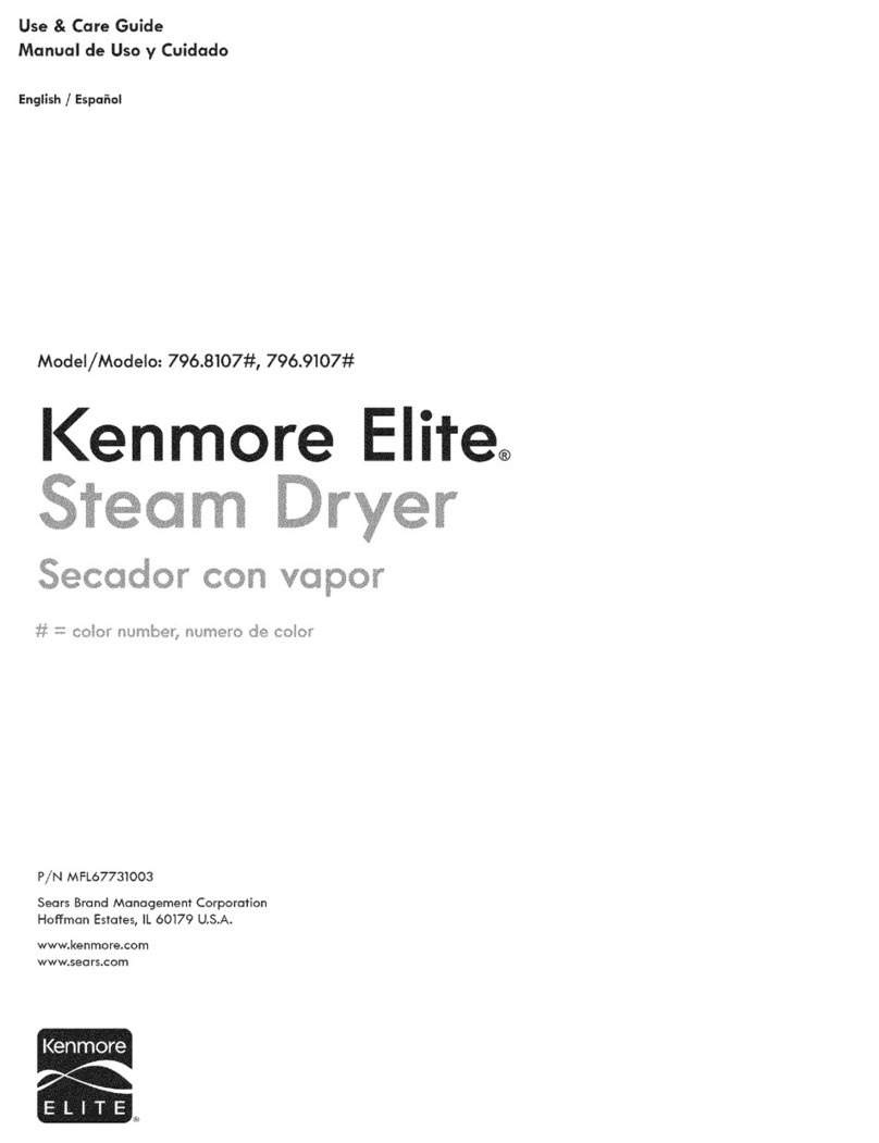 Kenmore 796.810 User manual