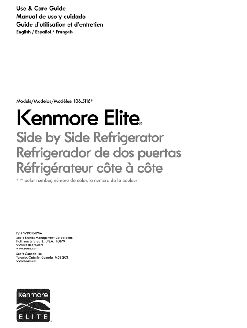 Kenmore 106.5116 Use & care guide