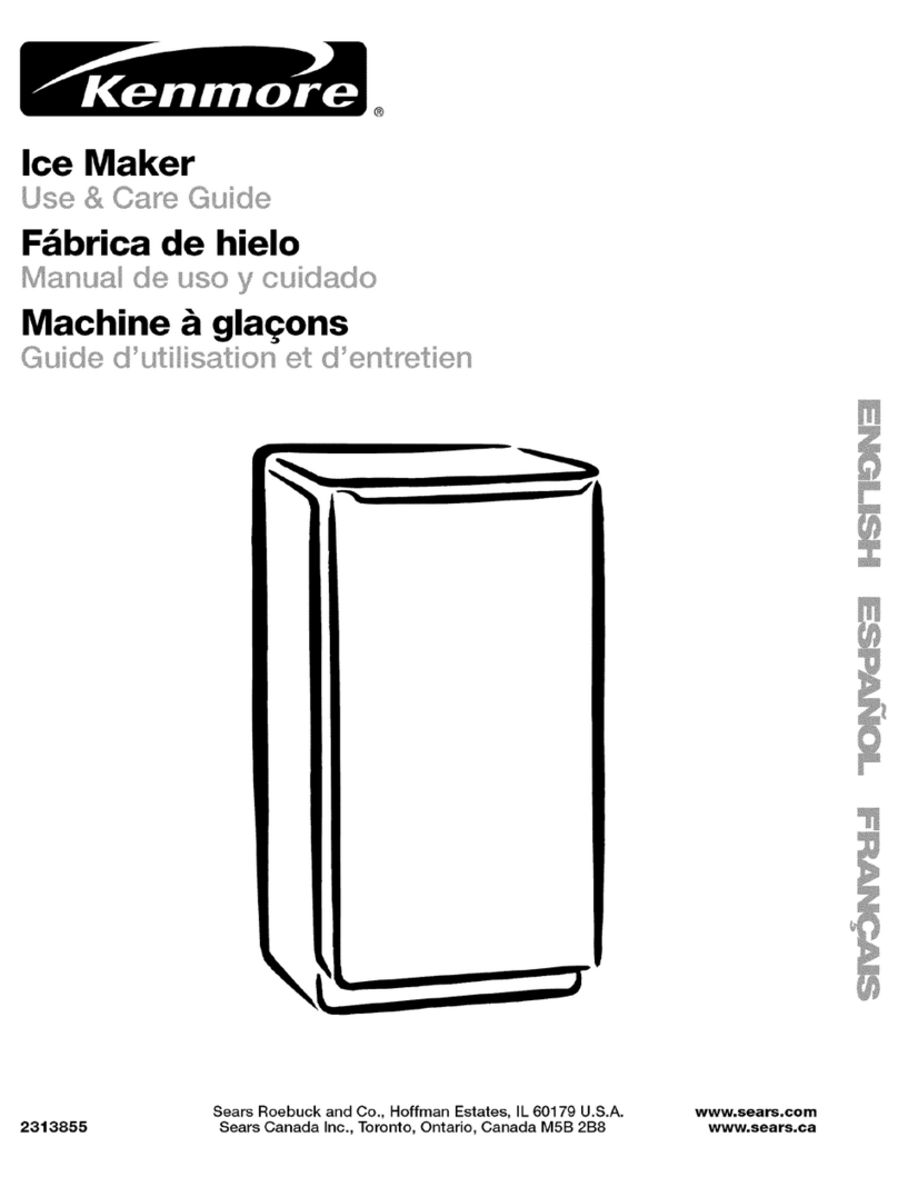 Kenmore Ice Maker Use & care guide