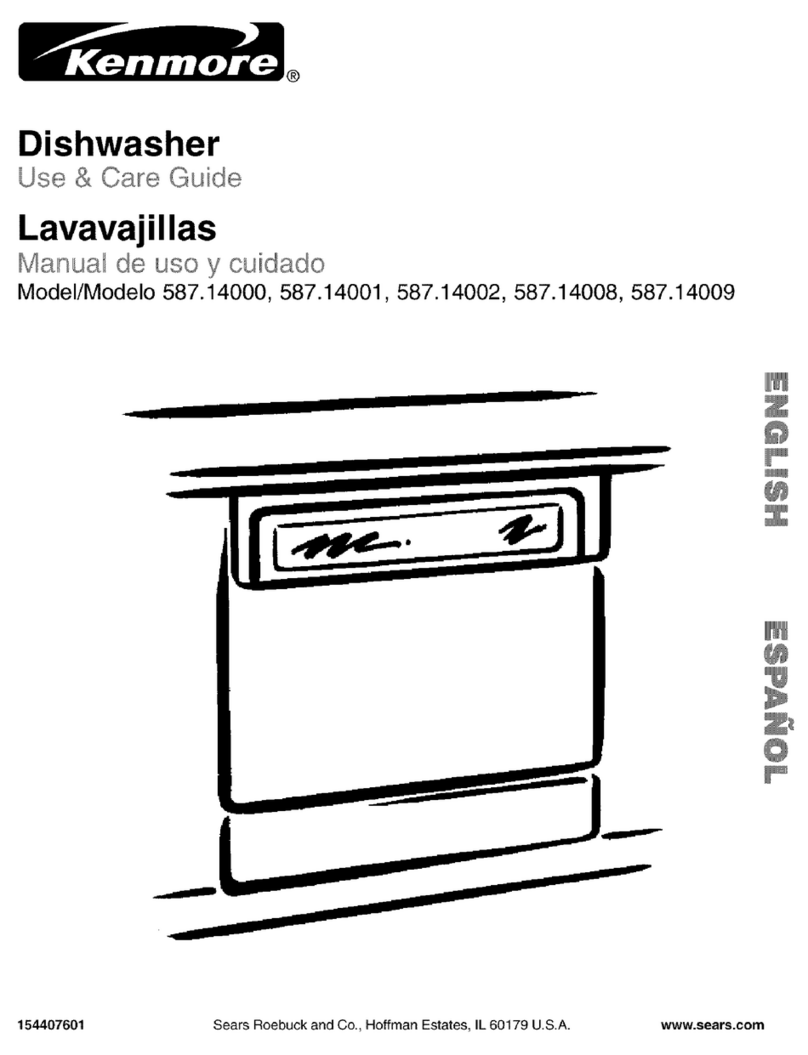 Kenmore 587.14000 User manual