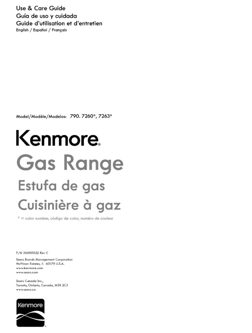 Kenmore 790. 7260 User manual