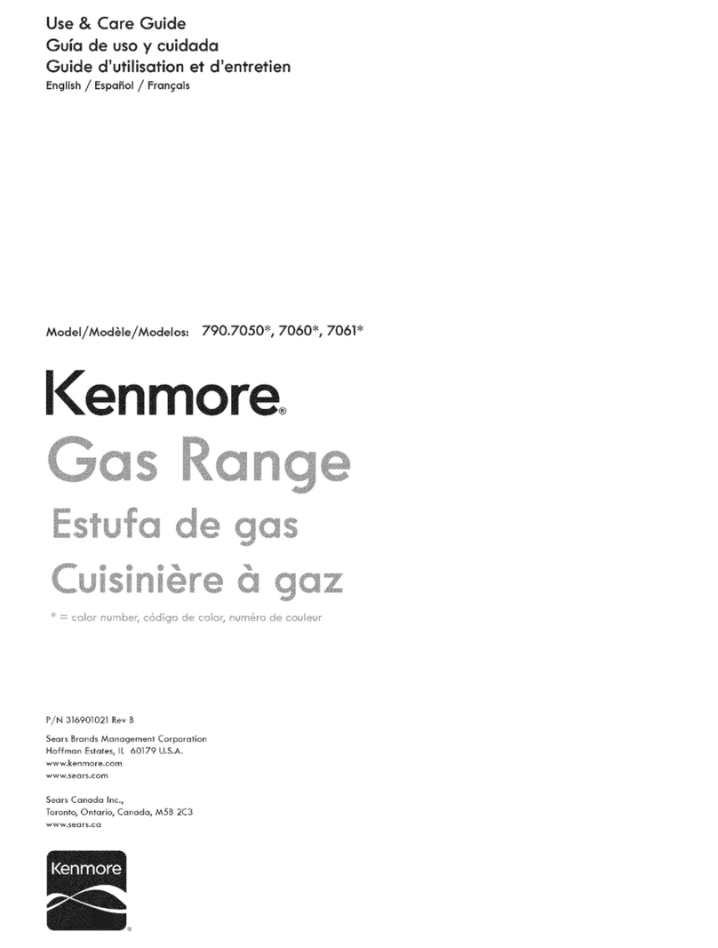 Kenmore 790.7050 Series Use & care guide