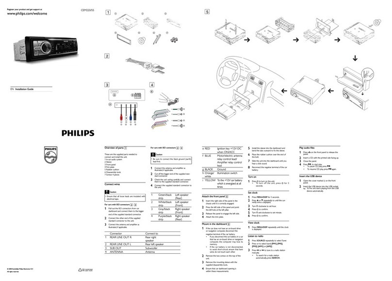 Philips CEM220/55 installation guide