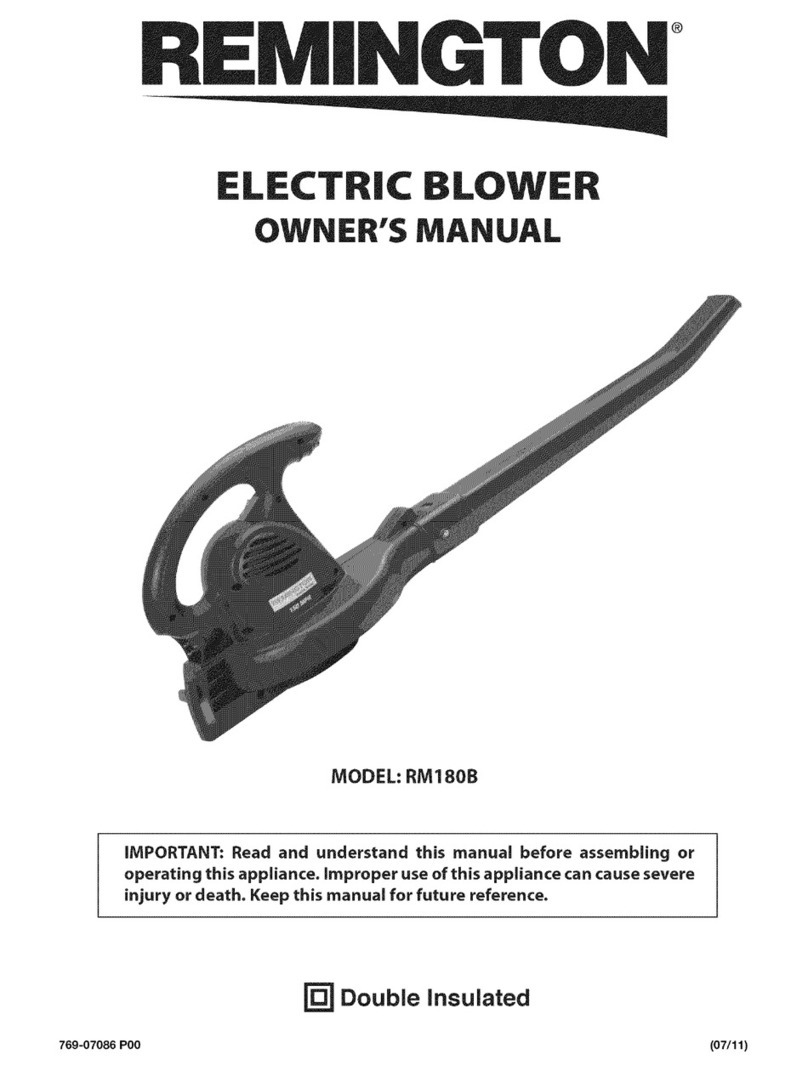 Remington RM180B owner's manual Remington RM180B owner's manual