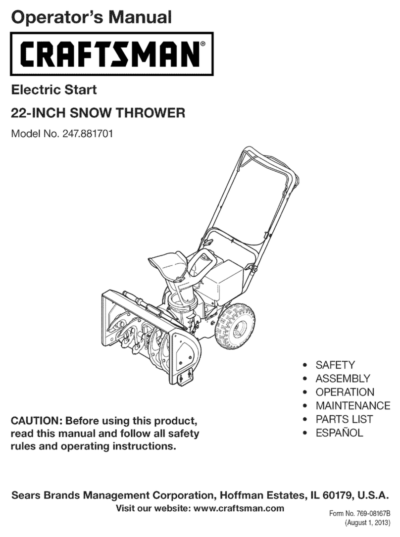 Craftsman 247.881701 Operator's manual