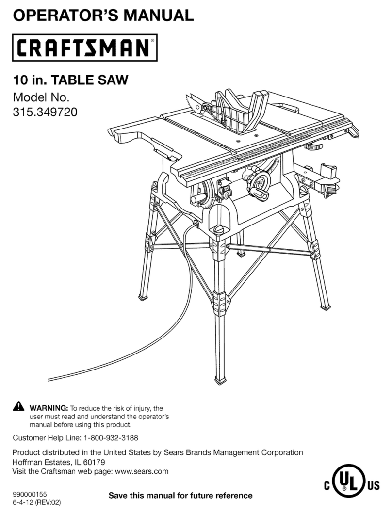 Craftsman 315.349720 User manual