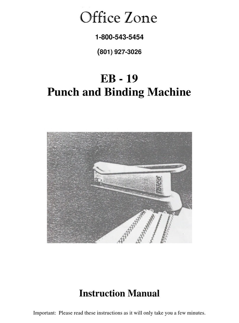 ibico EB-19 User manual
