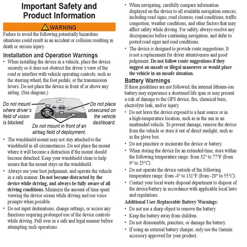 Garmin fleet 590 Product information