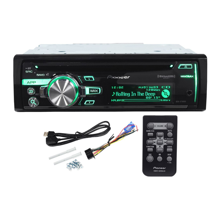 Pioneer DEH-X7600HD User manual