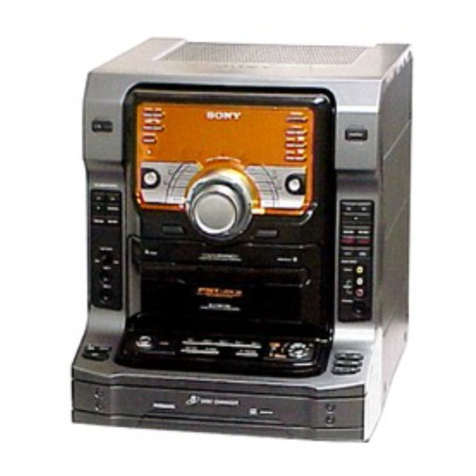 Sony HCD-ZX9 - Receiver Cd User manual