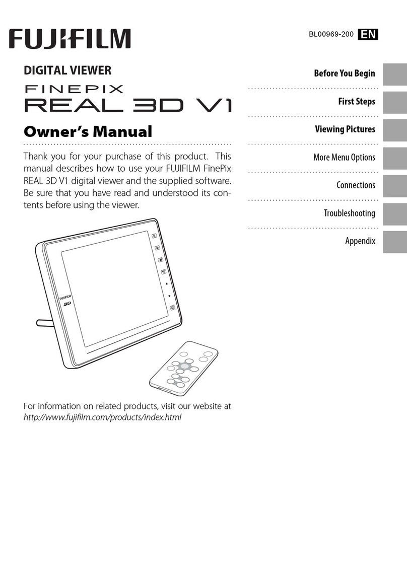 FujiFilm Finepix Real 3D V1 owner's manual