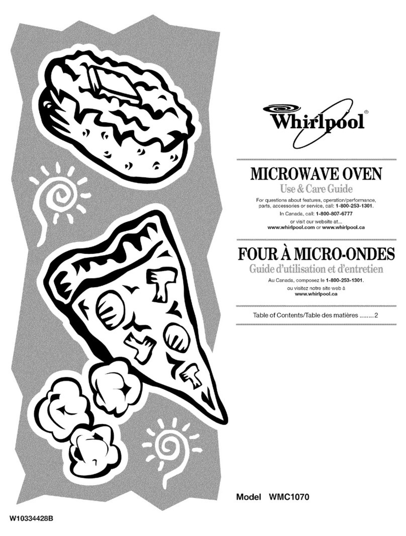 Whirlpool WMC1070 User manual