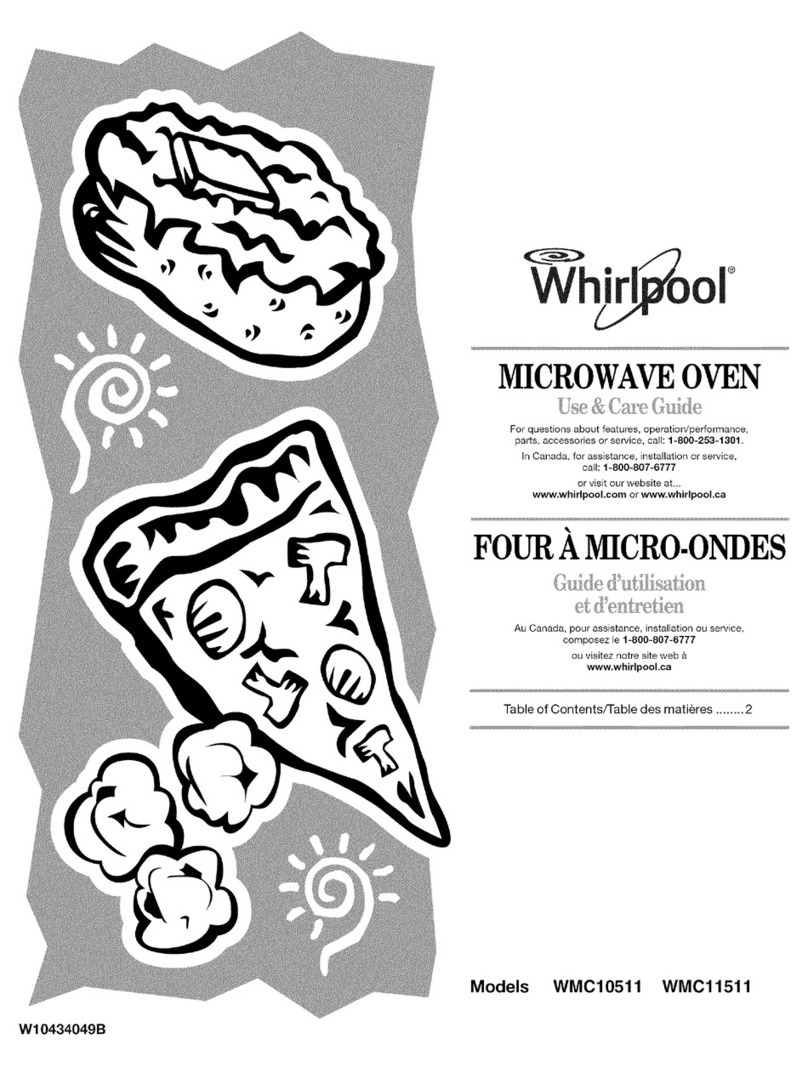 Whirlpool wmc10511 Use & care guide