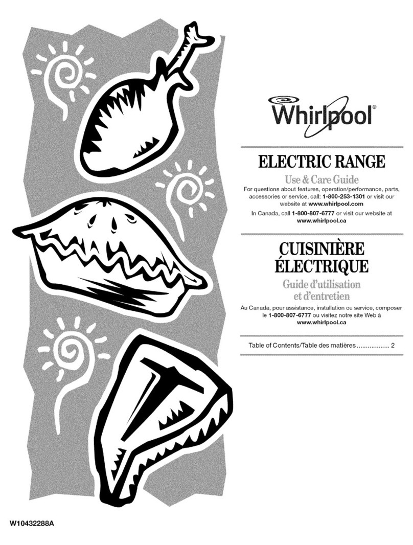 Whirlpool W10432288A Use & care guide Whirlpool W10432288A Use & care guide