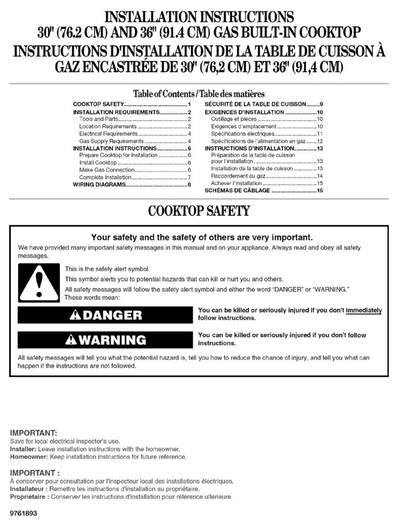 Whirlpool 9761893 installation instructions