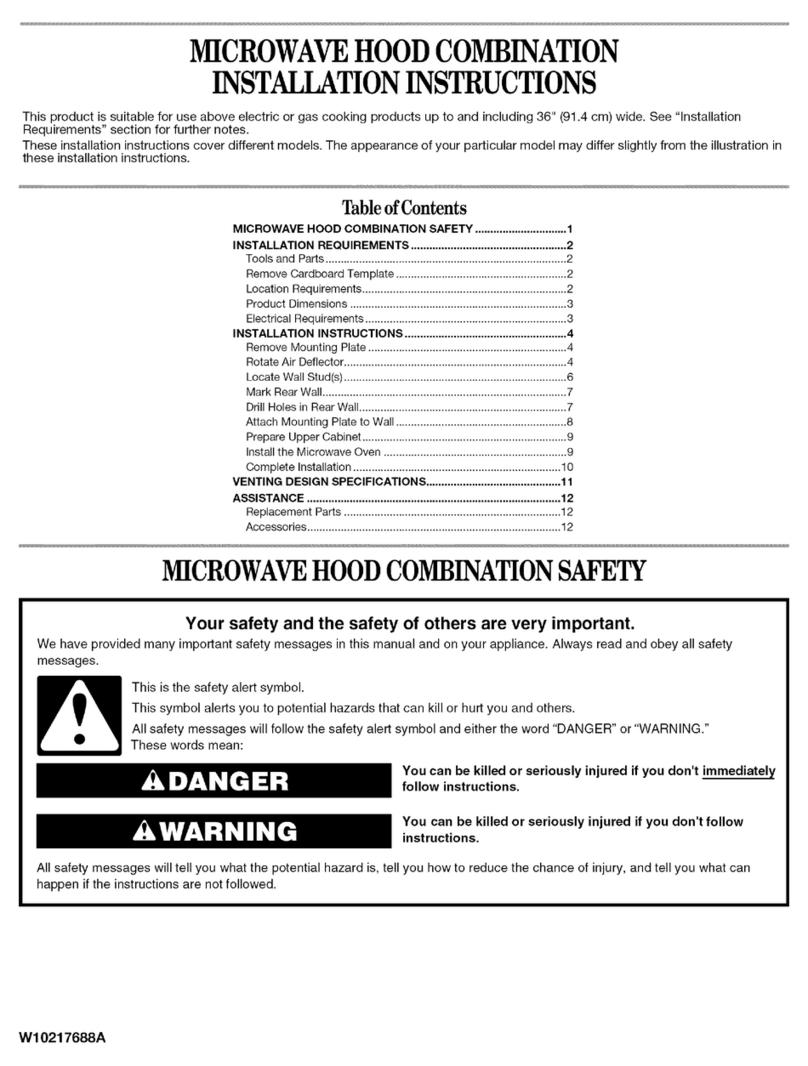 Whirlpool W10217688A installation instructions