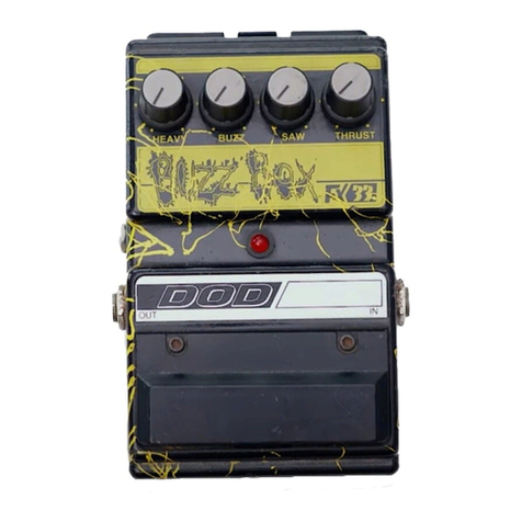DOD Buzz Box FX 33 instruction manual DOD Buzz Box FX 33 instruction manual