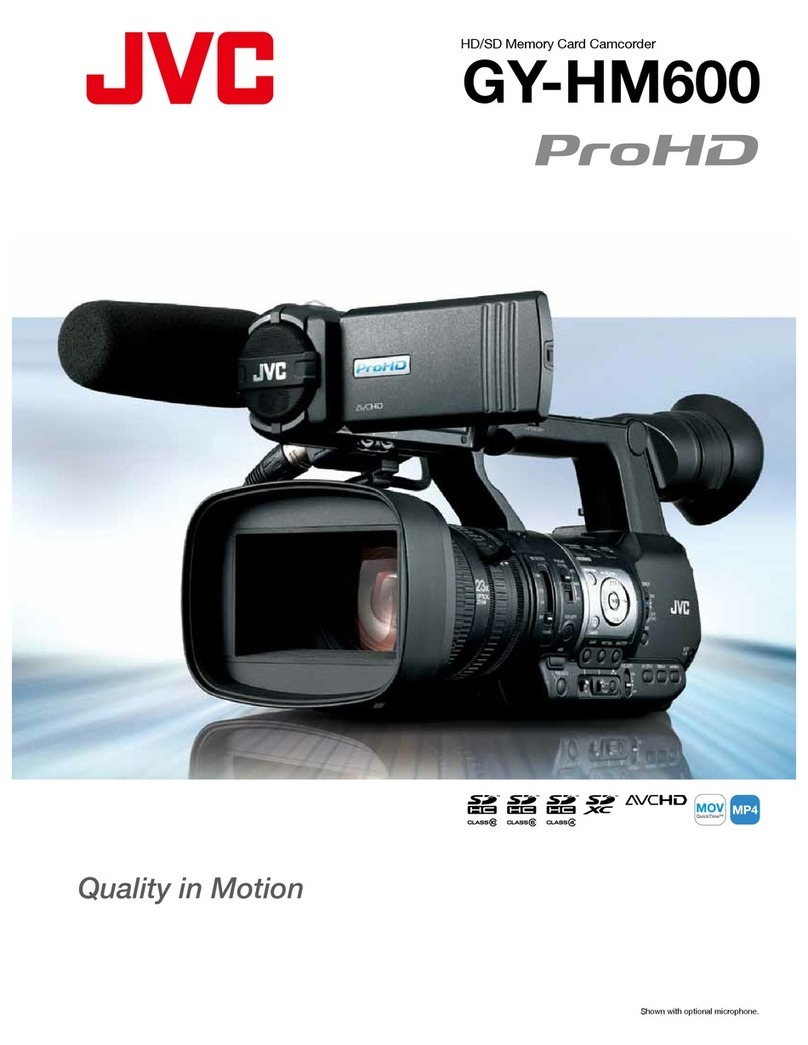 JVC ProHD GY-HM600 User manual