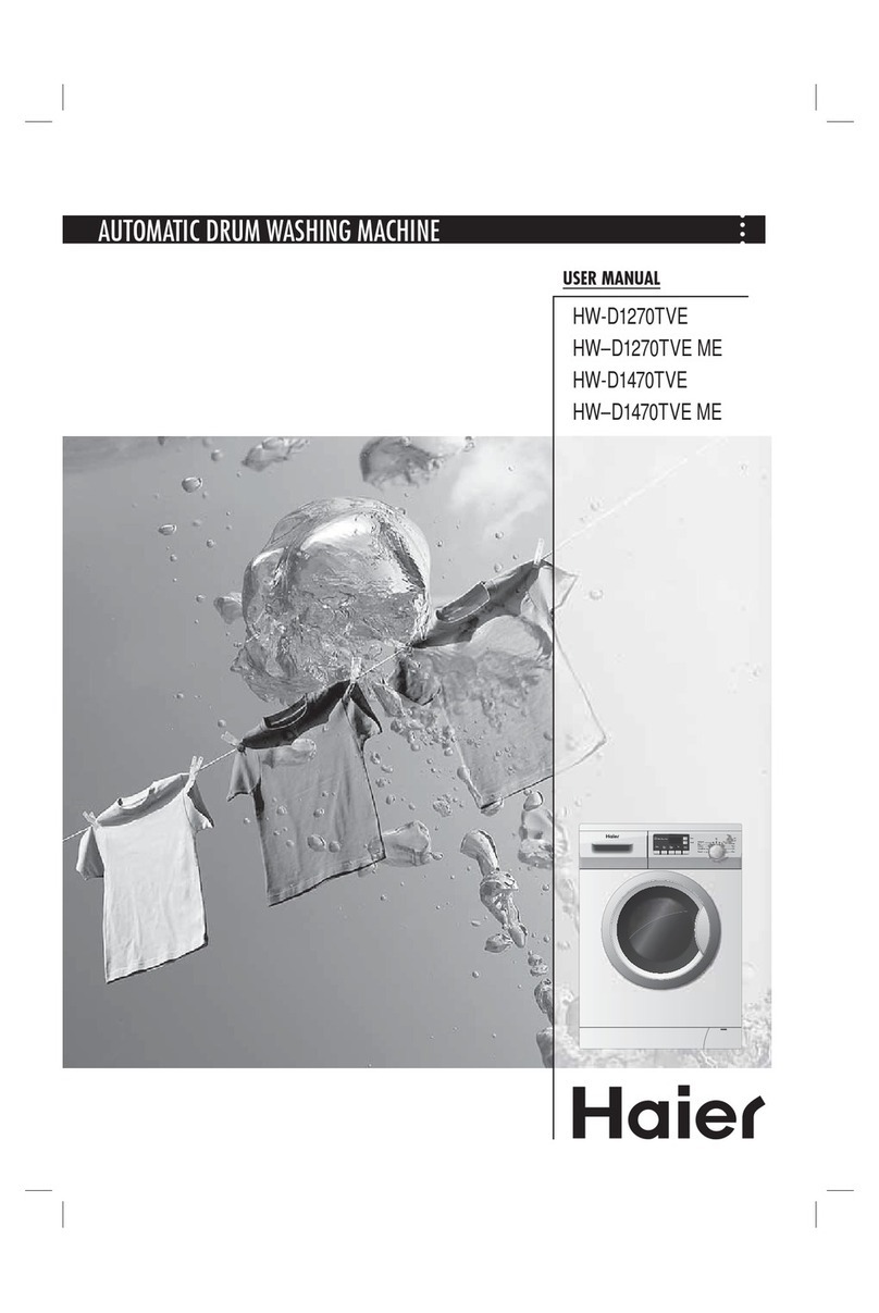 Haier HW-D1270TVE ME User manual Haier HW-D1270TVE ME User manual