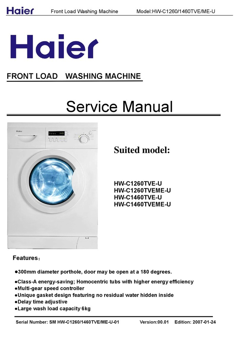 Haier HW-C1260TVE-U User manual