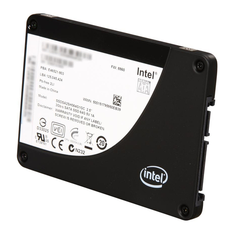 Intel X25-E Extreme Reference guide