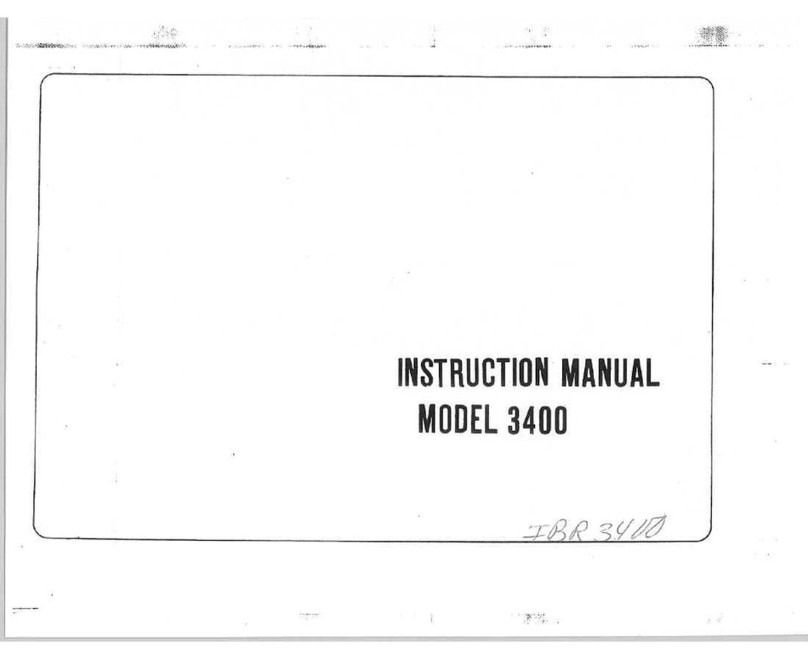 Riccar 3400 User manual Riccar 3400 User manual