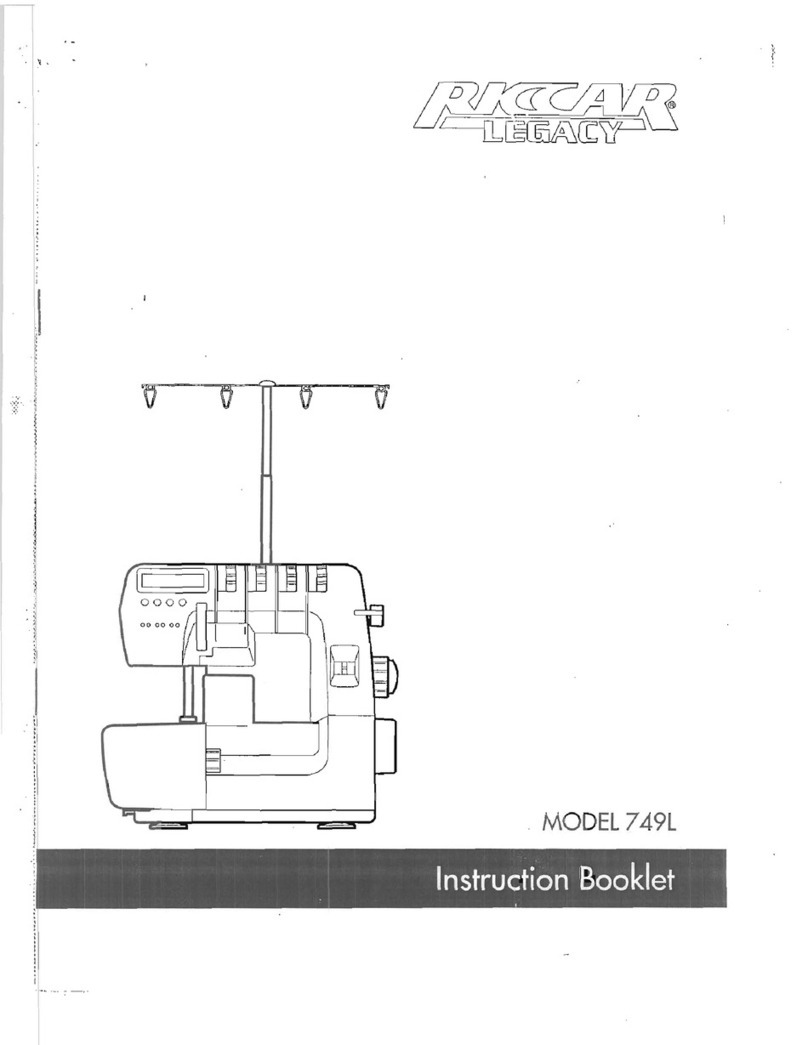 Riccar 749L Instruction booklet