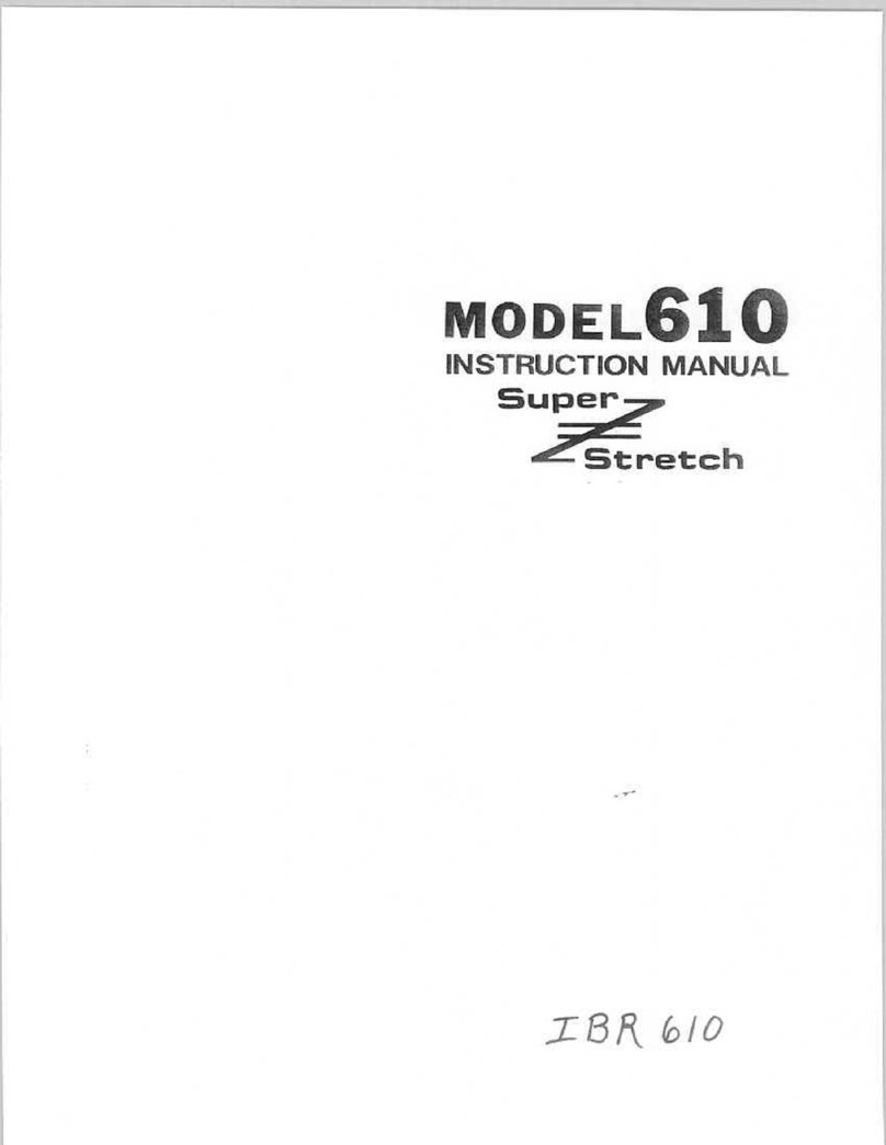 Riccar 610 instruction manual