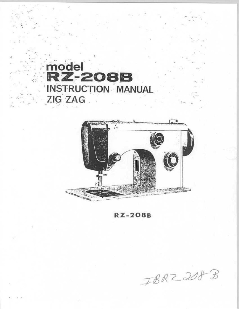 Riccar RZ-208B User manual