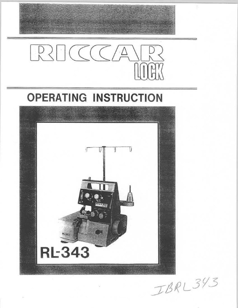 Riccar RL-343 User manual