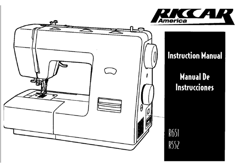Riccar R651 instruction manual