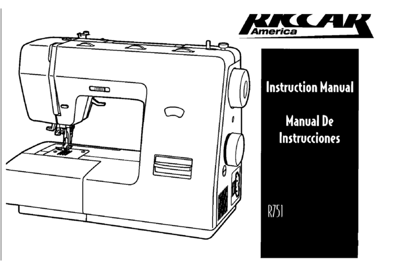 Riccar R751 instruction manual