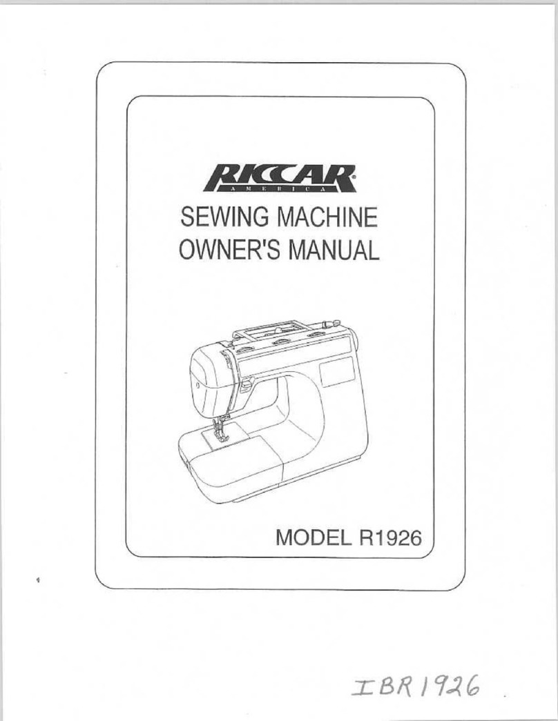 Riccar R1926 User manual