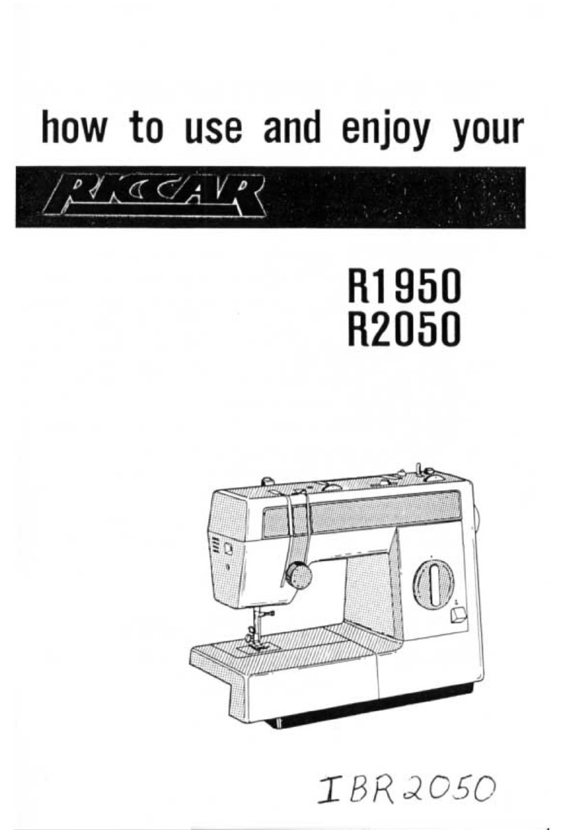 Riccar R1950 owner's manual