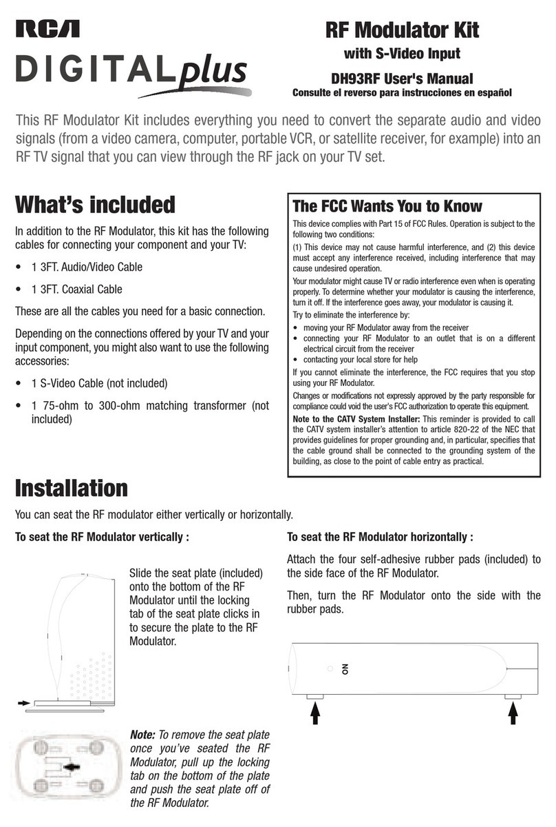 RCA DH93RF user manual