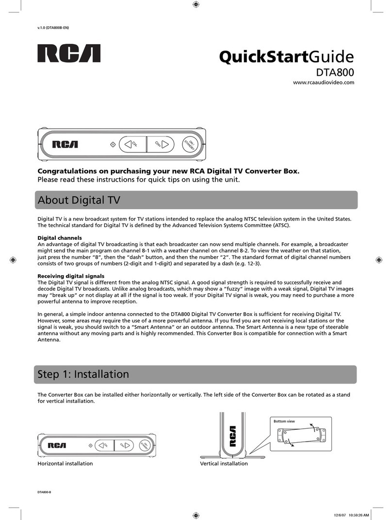 RCA DTA800 User manual