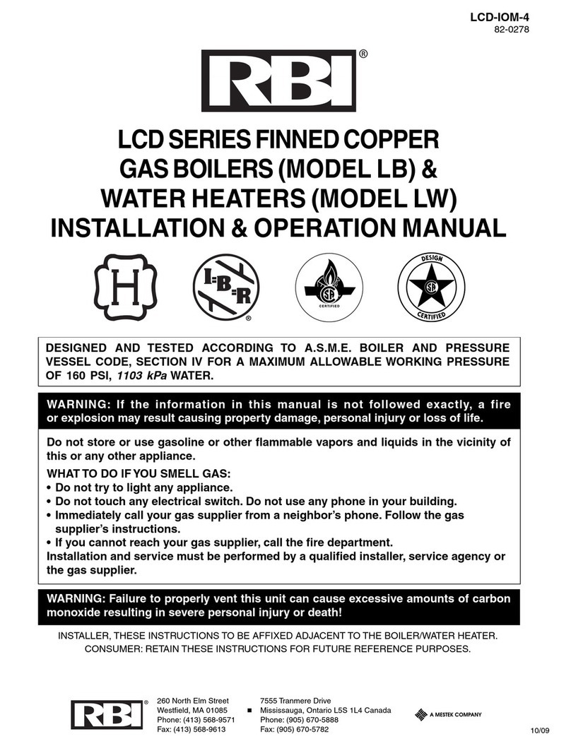 RBI LCD Series User manual