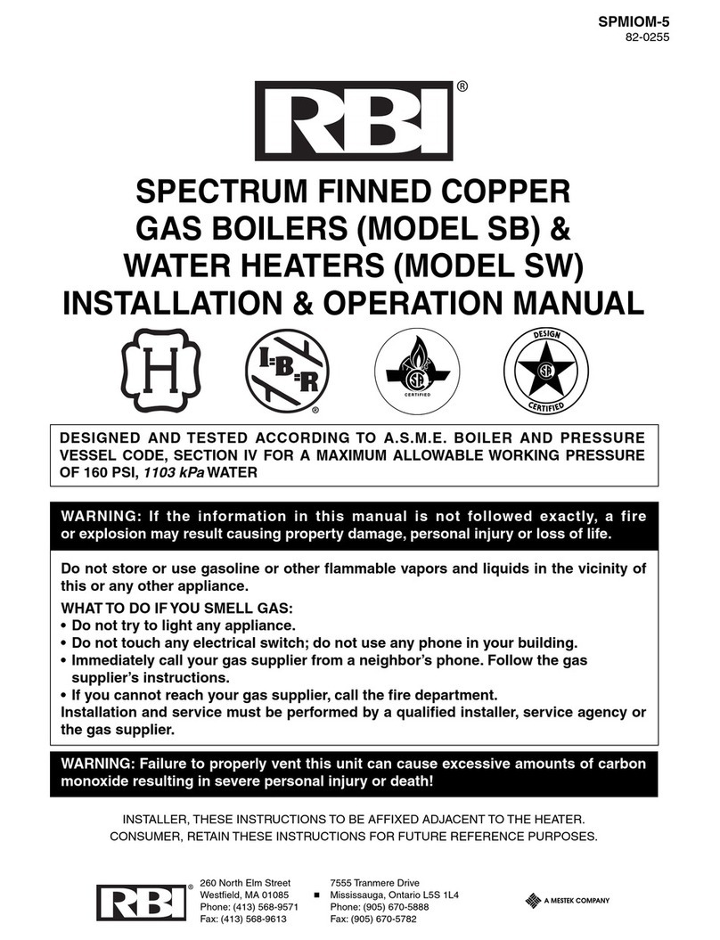 RBI SPECTRUM Series Installation & operation manual