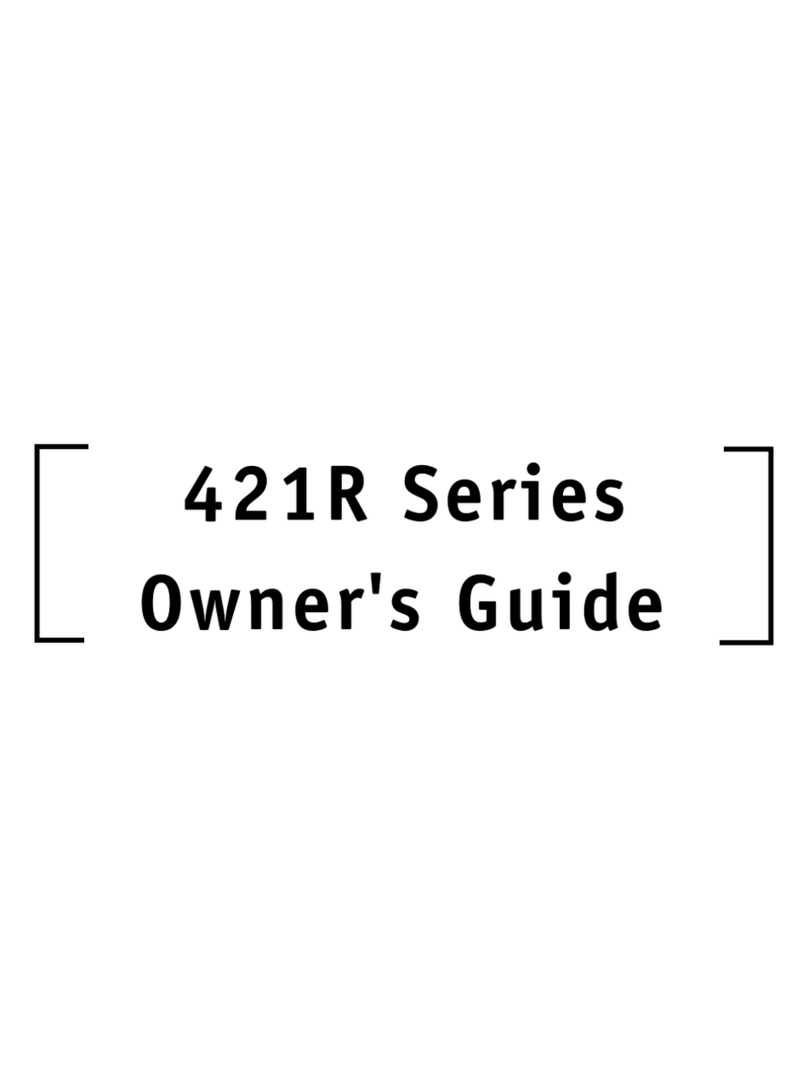 Rattler 421R Series User manual