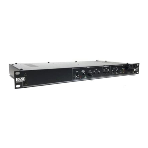 Rane CP 31 Quick start guide
