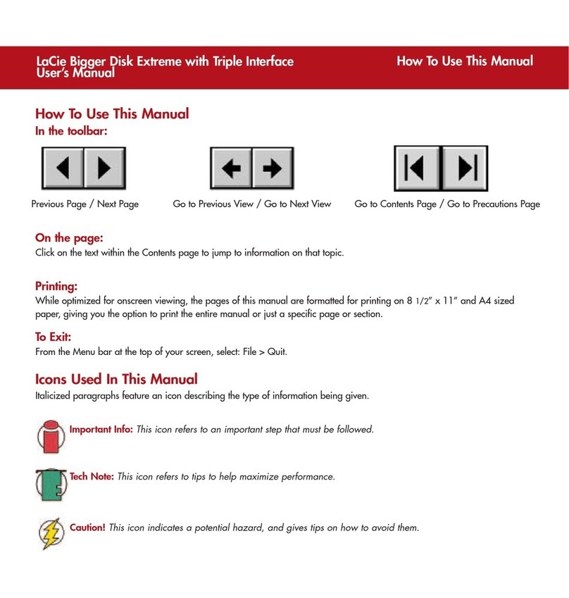 LaCie Bigger Disk Extreme user manual LaCie Bigger Disk Extreme user manual