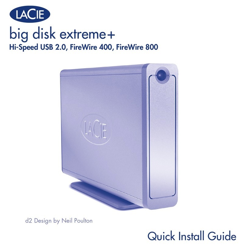 LaCie big disk extreme + User manual
