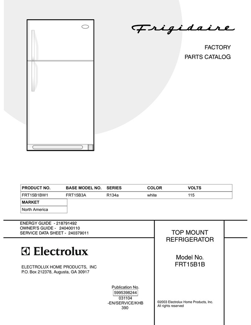 Frigidaire FRT15B1B User manual Frigidaire FRT15B1B User manual