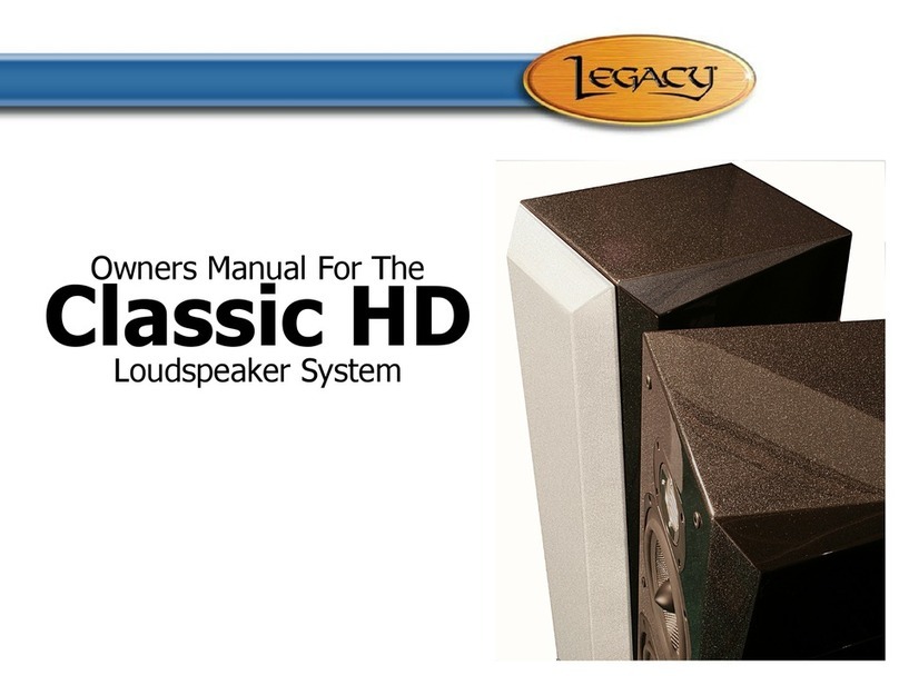 Legacy Classic HD User manual Legacy Classic HD User manual