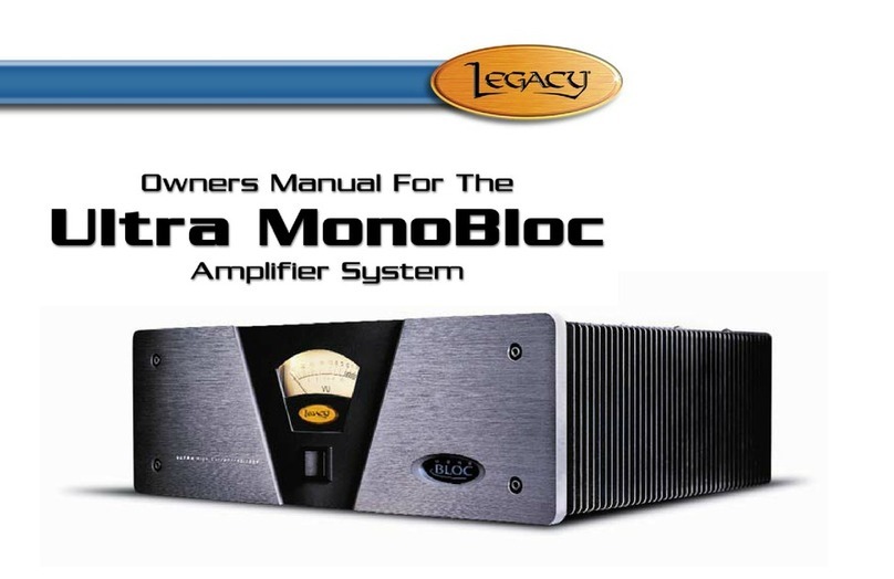 Legacy Ultra MonoBloc User manual