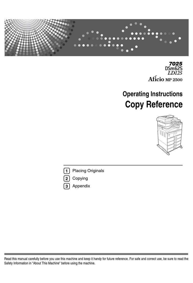 Ricoh 7025 User manual