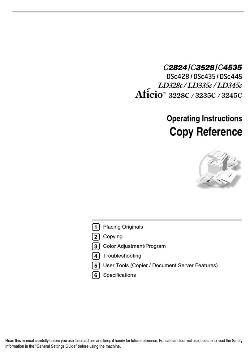 Ricoh C2824 operating instructions