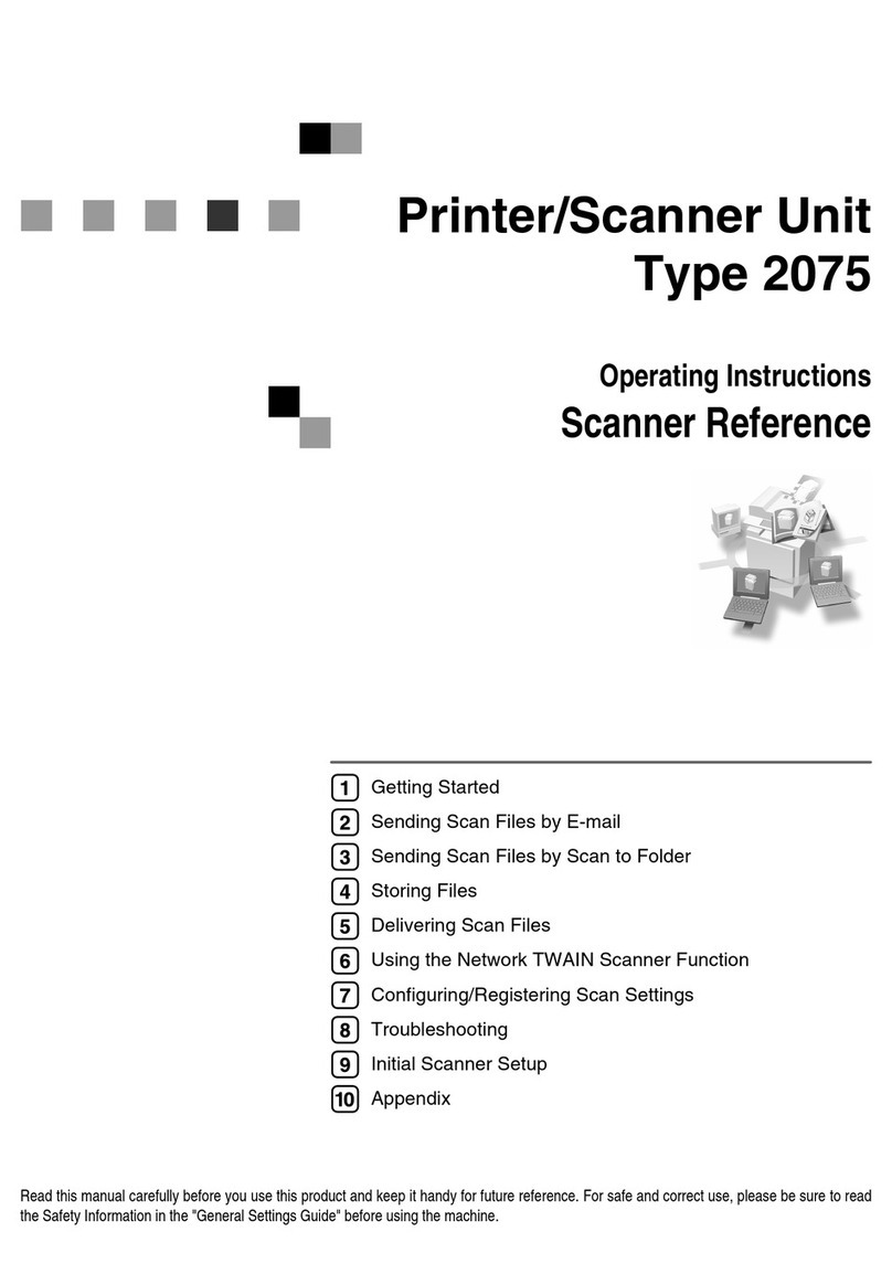 Ricoh Aficio 2075 operating instructions